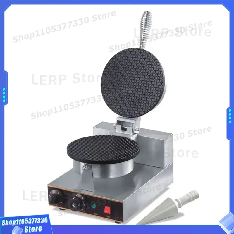 Commercial Kitchen Baking Equipment - เครื่องทำวาฟเฟิลกรวยไฟฟ้าเชิงพาณิชย์ เครื่องทำไอศกรีมโคน เครื่องมือทำวาฟเฟิลกรอบ อุปกรณ์อบวาฟเฟิลสำหรับครัว