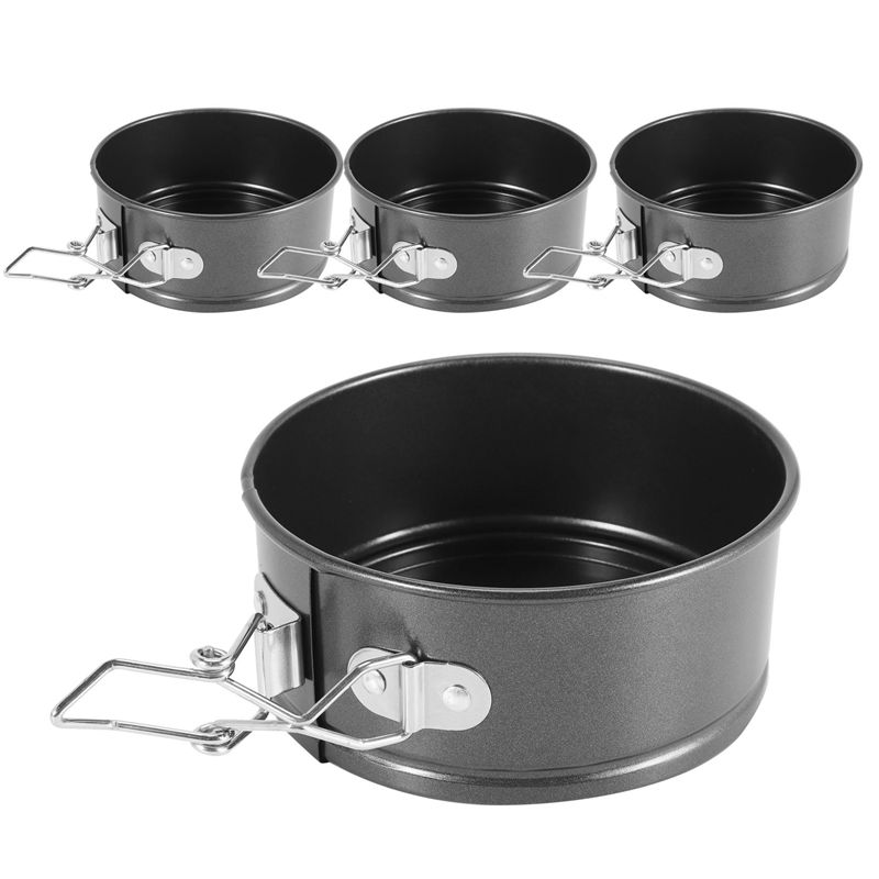 Springform Pan Set - ชุดถาดอบมินิสปริงฟอร์ม AT21-4 นิ้ว - ถาดอบชีสเค้กขนาดเล็ก 4