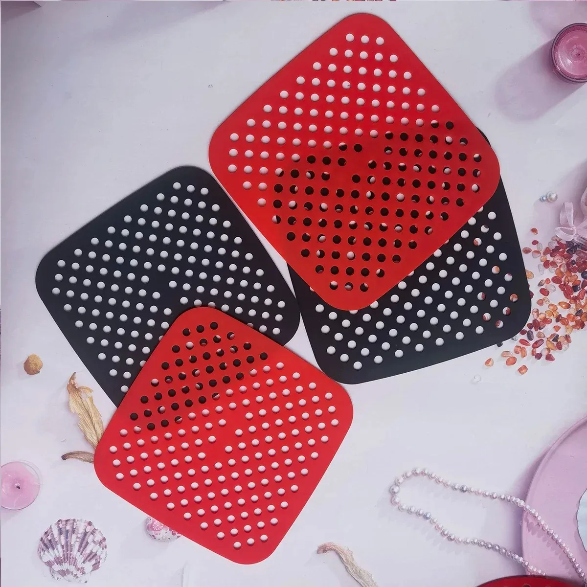 Kitchen Baking Tray - ถาดอบ Reposteria Air Fryer ถ้วยสแตนเลสเครื่องครัว PAN