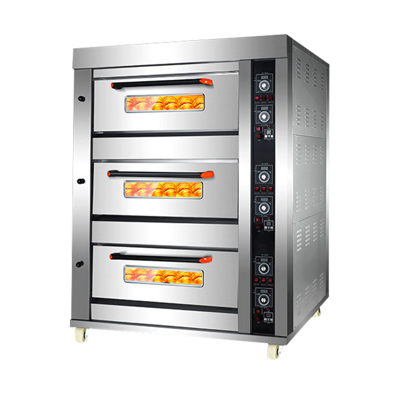 Commercial Kitchen Baking Equipment - เตาอบขนมปัง 3 ชั้น 6 ถาด สำหรับครัวเชิงพาณิชย์