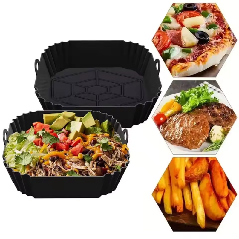 Kitchen Baking Tray - 1 PC ซิลิโคน Air Fryer หม้อถาด
