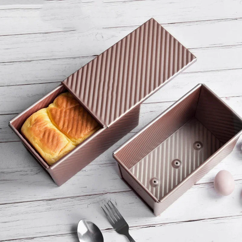 Springform Pan Set - 1 ชิ้น Non-Stick Loaf Pan พร้อมฝาปิดสําหรับขนมปังอบอย่างสมบูรณ์แบบ