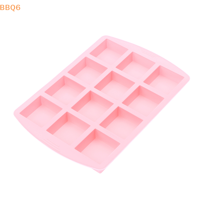 Silicone Cake Mold - แม่พิมพ์ซิลิโคนทรงสี่เหลี่ยม 12 ช่อง 1 ชิ้น สำหรับทำบราวนี่