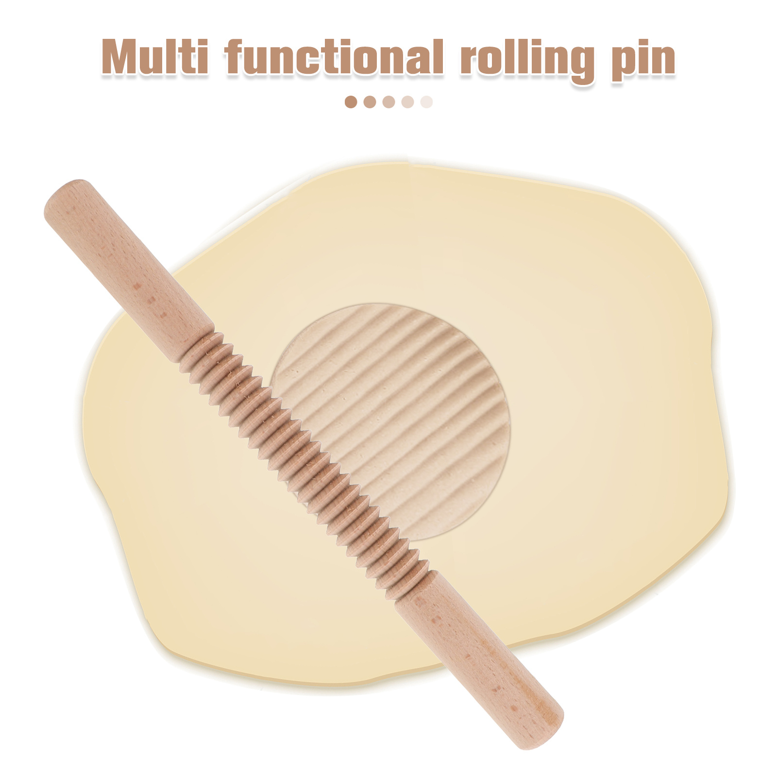 ไม้รีดแป้งแบบมีเกลียว 1 ชิ้น ไ - Kitchen Roller Baking บทวิจารณ์และราคา
