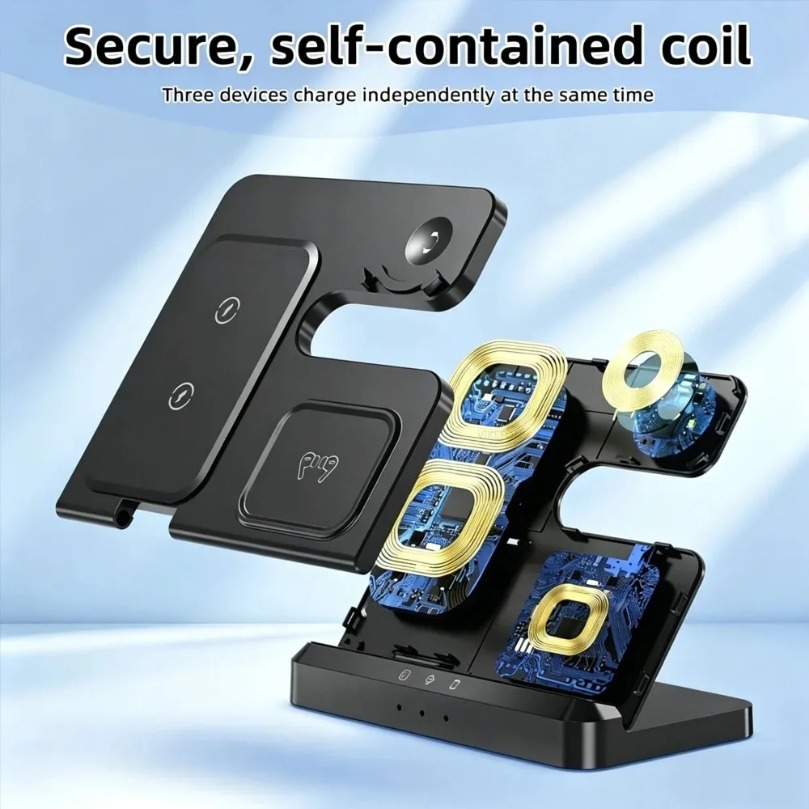 แท่นชาร์จไร้สายแบบเร็ว 3 in 1  - Cooling Rack Wire บทวิจารณ์และราคา
