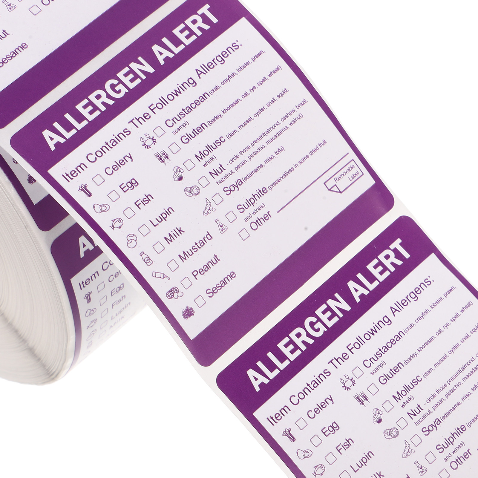 สติกเกอร์ฉลากสารก่อภูมิแพ้ 2 ม - Kitchen.Baking Labels บทวิจารณ์และราคา