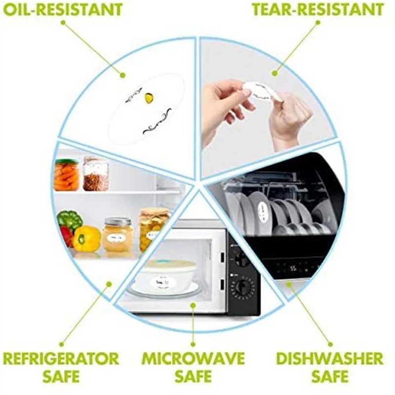 150-300pcs อาหารเครื่องหมายวัน - Kitchen.Baking Labels บทวิจารณ์และราคา