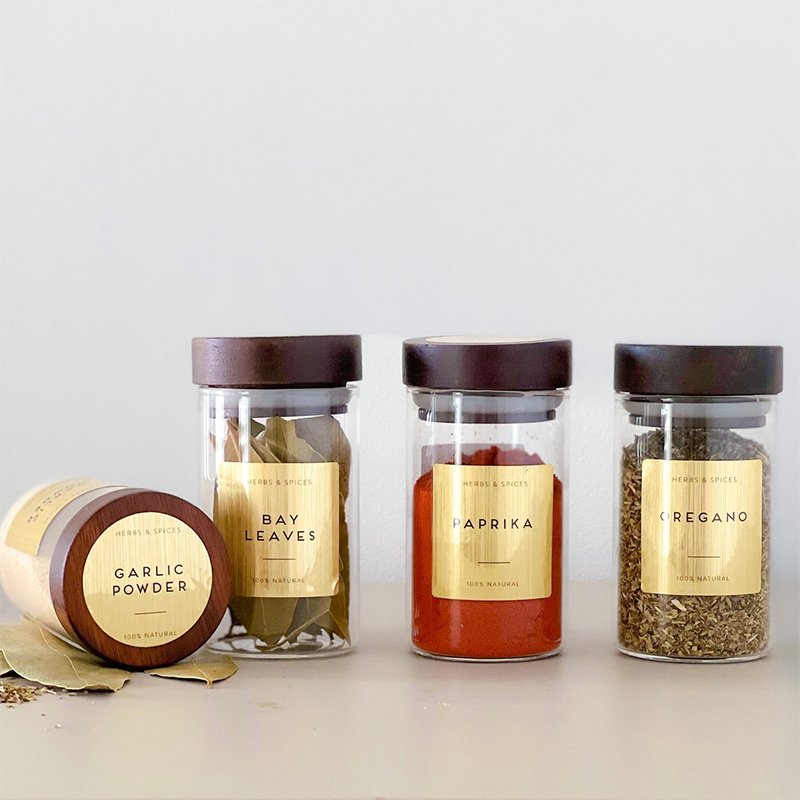 สติกเกอร์ติดขวดเครื่องเทศและสม - Kitchen.Baking Labels บทวิจารณ์และราคา