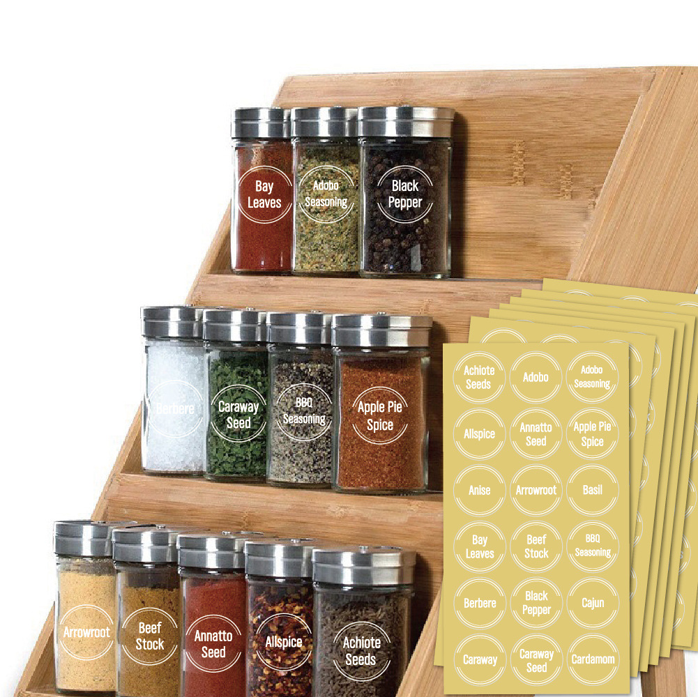 สติกเกอร์ติดขวดเครื่องเทศ 144  - Kitchen.Baking Labels บทวิจารณ์และราคา