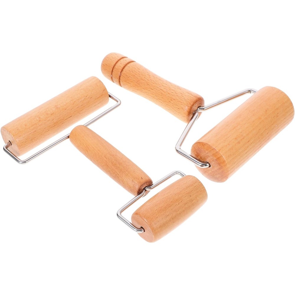 ไม้คลึงแป้งแบบมือถือ 1 ชิ้น สำ - Kitchen Roller Baking บทวิจารณ์และราคา