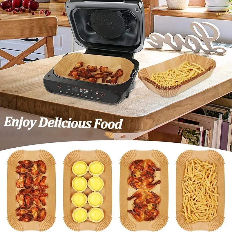 Disposable Air Fryer กระดาษ No - Kitchen Baking Sheets บทวิจารณ์และราคา