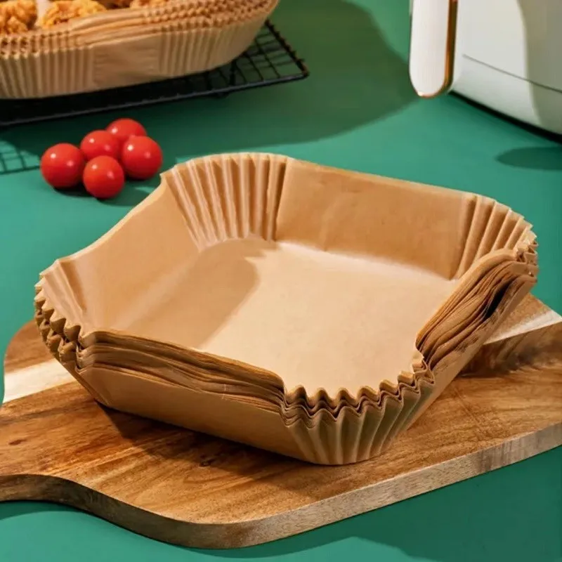50/100PCS Air Fryer กระดาษพิเศ - Kitchen Baking Sheets บทวิจารณ์และราคา