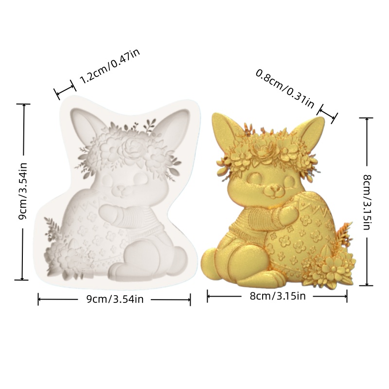 แม่พิมพ์ซิลิโคนรูปกระต่ายสำหรั - Silicone Cake Mold บทวิจารณ์และราคา