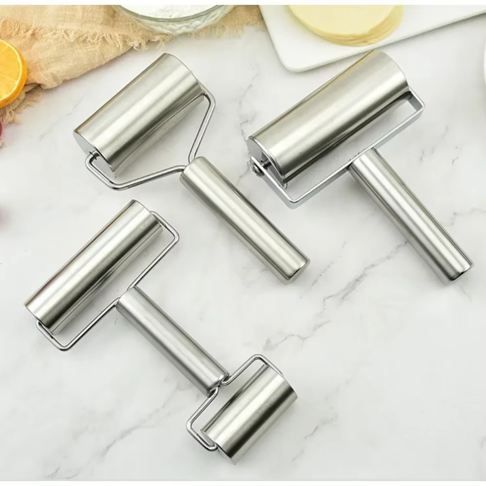 ไม้รีดแป้งสแตนเลสแบบสองหัว ไม่ - Kitchen Roller Baking บทวิจารณ์และราคา