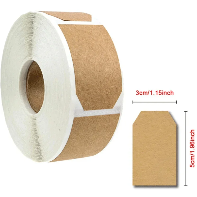 300 ชิ้นกระดาษคราฟท์สติกเกอร์ท - Kitchen.Baking Labels บทวิจารณ์และราคา