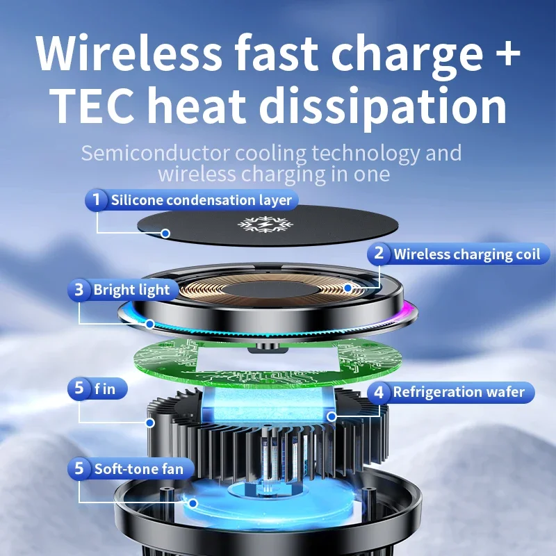 ICE Cooling Magnetic Wireless  - Cooling Rack Wire บทวิจารณ์และราคา
