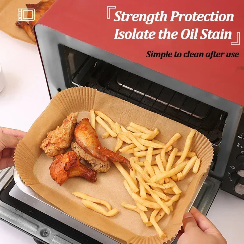 กระดาษรองอบสำหรับหม้อทอดไร้น้ำ - Kitchen Baking Sheets บทวิจารณ์และราคา
