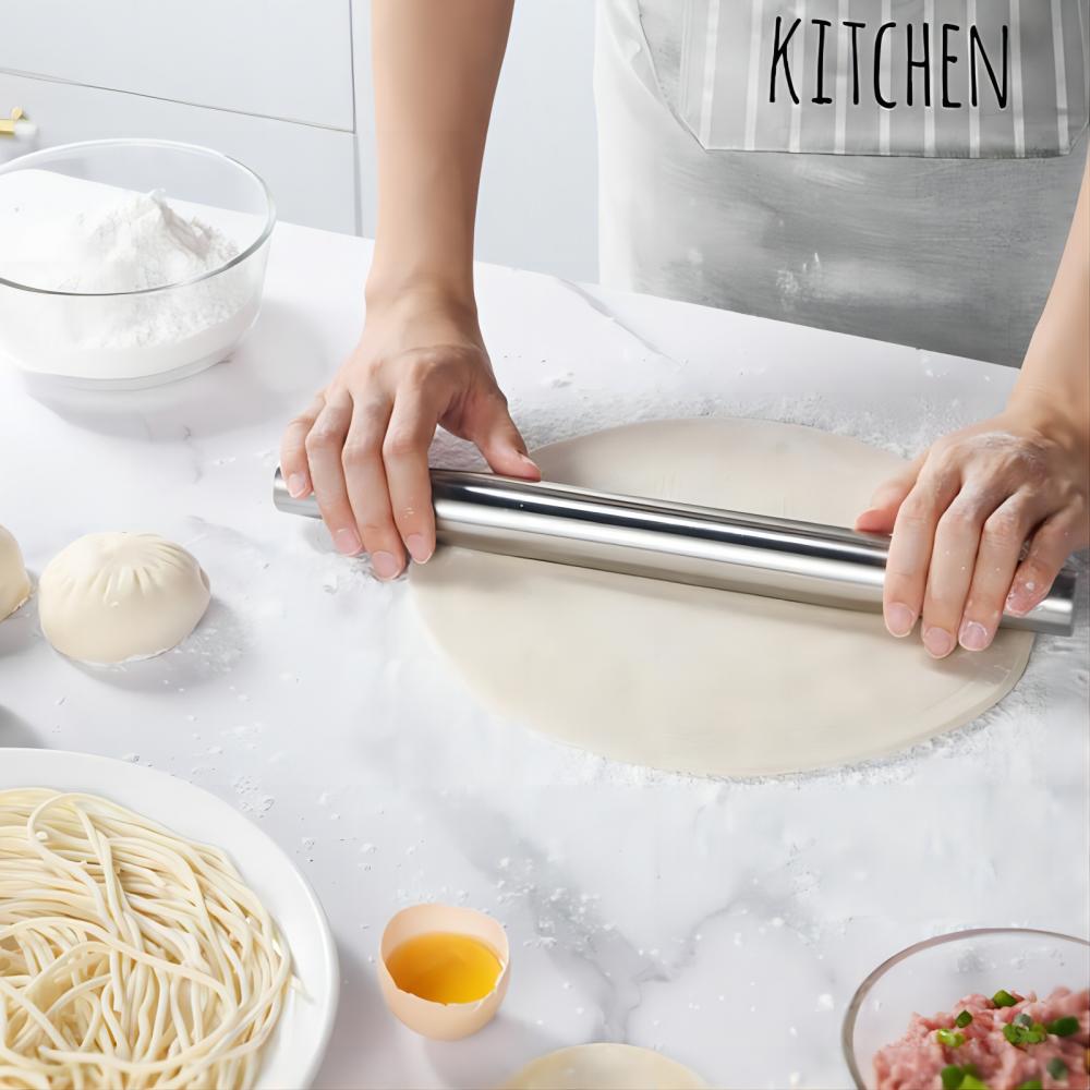 สแตนเลสสตีล Rolling Pin เบเกอร - Kitchen Roller Baking บทวิจารณ์และราคา