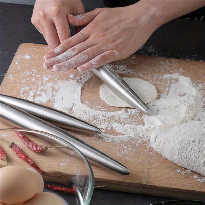 ไม้รีดแป้งสแตนเลส 1 ชิ้น อุปกร - Kitchen Roller Baking บทวิจารณ์และราคา