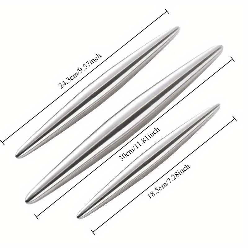 ไม้รีดแป้งสแตนเลส 1 ชิ้น อุปกร - Kitchen Roller Baking บทวิจารณ์และราคา