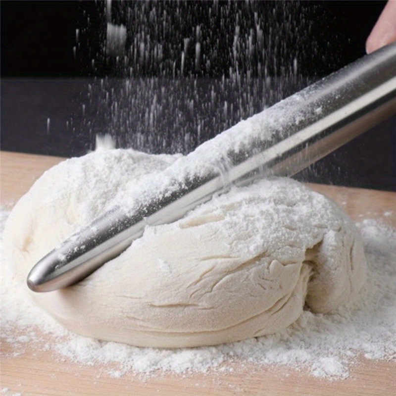 ไม้รีดแป้งสแตนเลส 1 ชิ้น อุปกร - Kitchen Roller Baking บทวิจารณ์และราคา