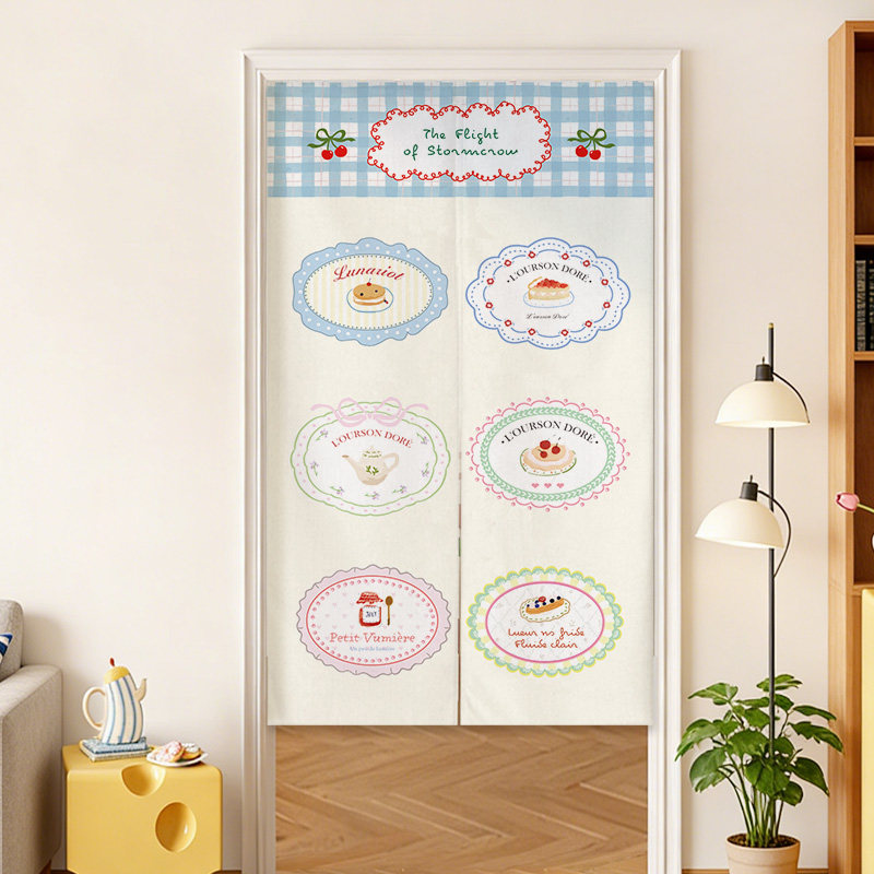 ม่านแขวนลายเค้กขนมหวาน VIKAMA  - Kitchen.Baking Labels บทวิจารณ์และราคา