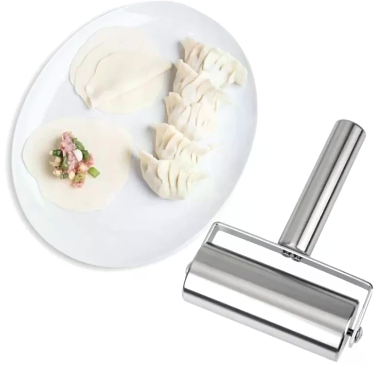 ไม้คลึงแป้งสแตนเลสแบบสองหัว ไม - Kitchen Roller Baking บทวิจารณ์และราคา
