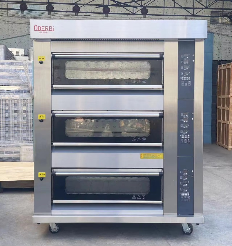 เตาอบแก๊สแบบกำหนดเอง 3 ชั้น 6  - Commercial Kitchen Baking Equipment บทวิจารณ์และราคา