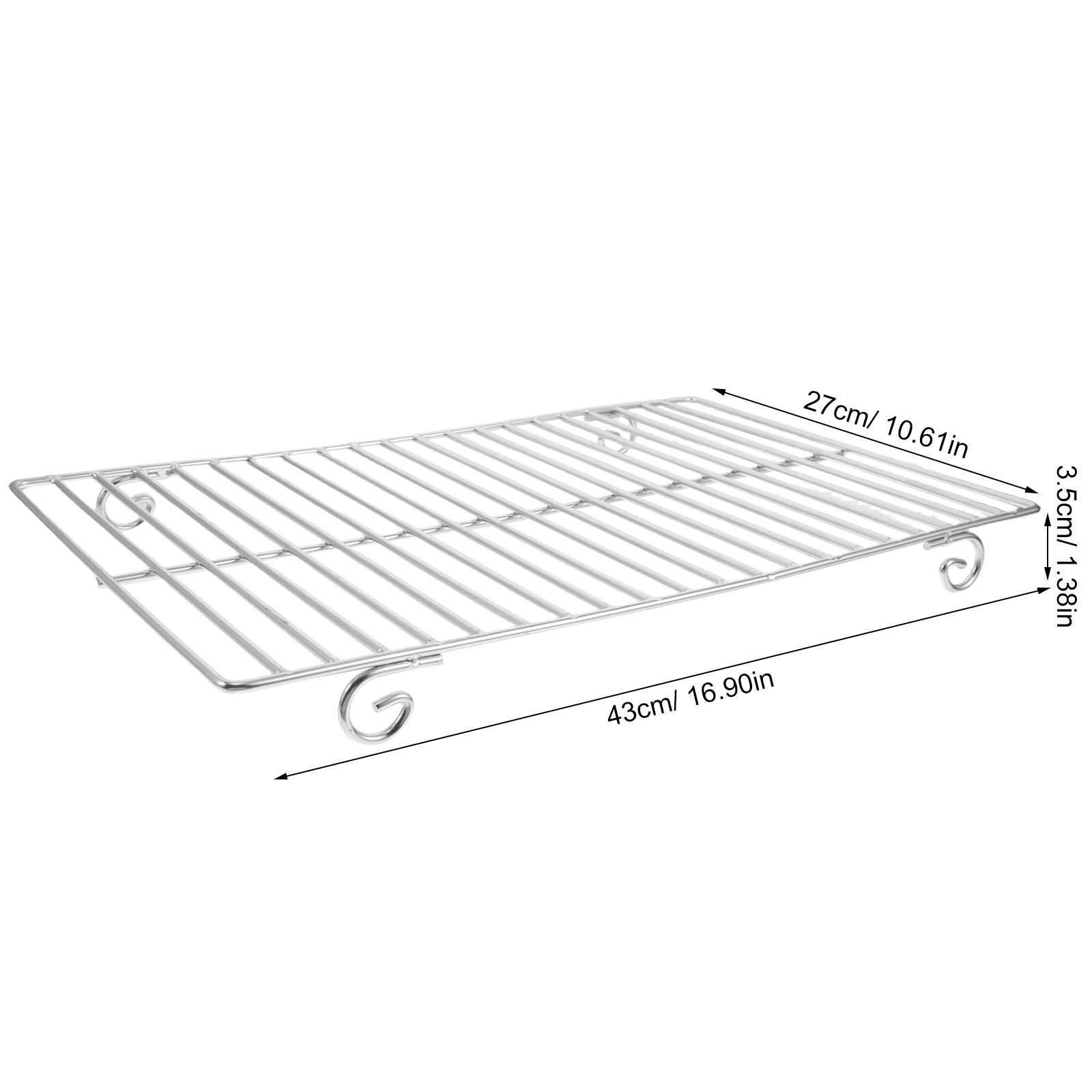ตะแกรงพักอาหารสแตนเลสทรงสี่เหล - Cooling Rack Wire บทวิจารณ์และราคา