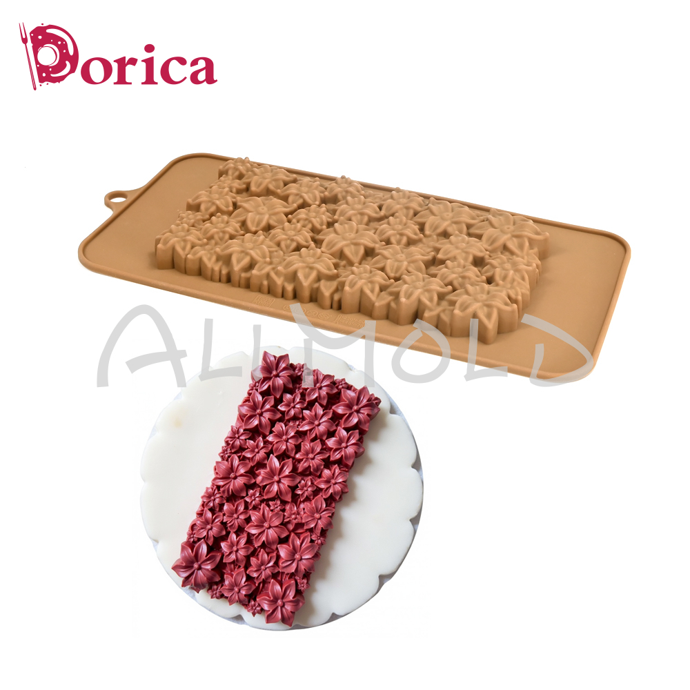 ดอกไม้ซิลิโคนช็อกโกแลตแม่พิมพ์ - Silicone Cake Mold บทวิจารณ์และราคา