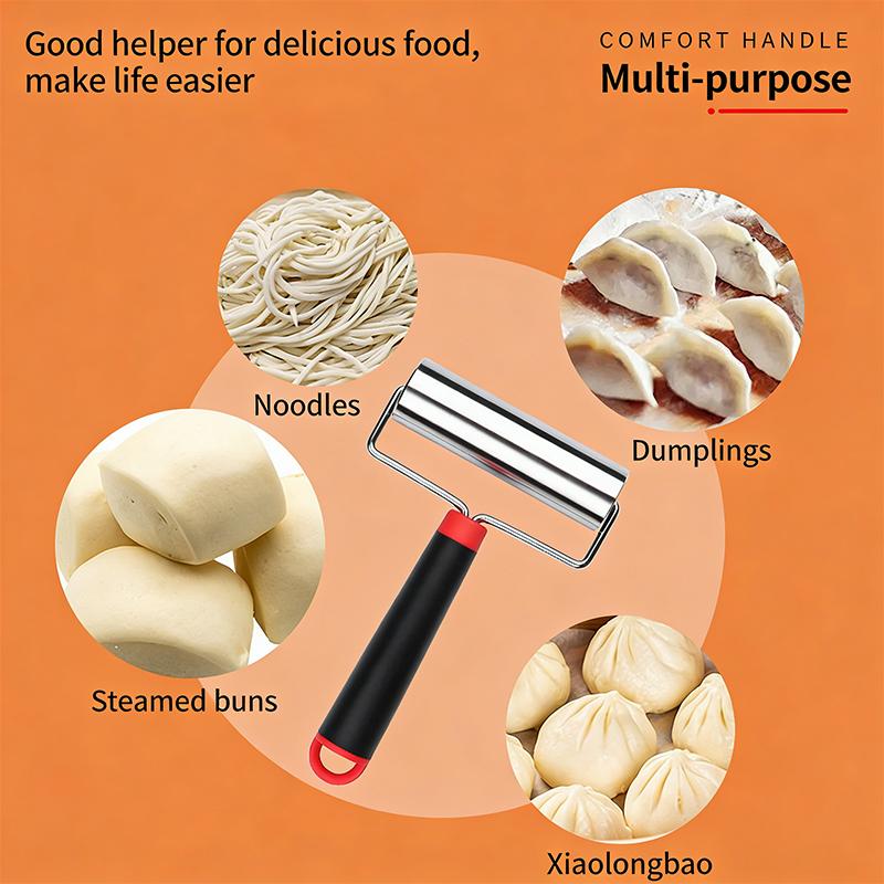 [H] ไม้คลึงแป้งสแตนเลส ไม่ติดแ - Kitchen Roller Baking บทวิจารณ์และราคา