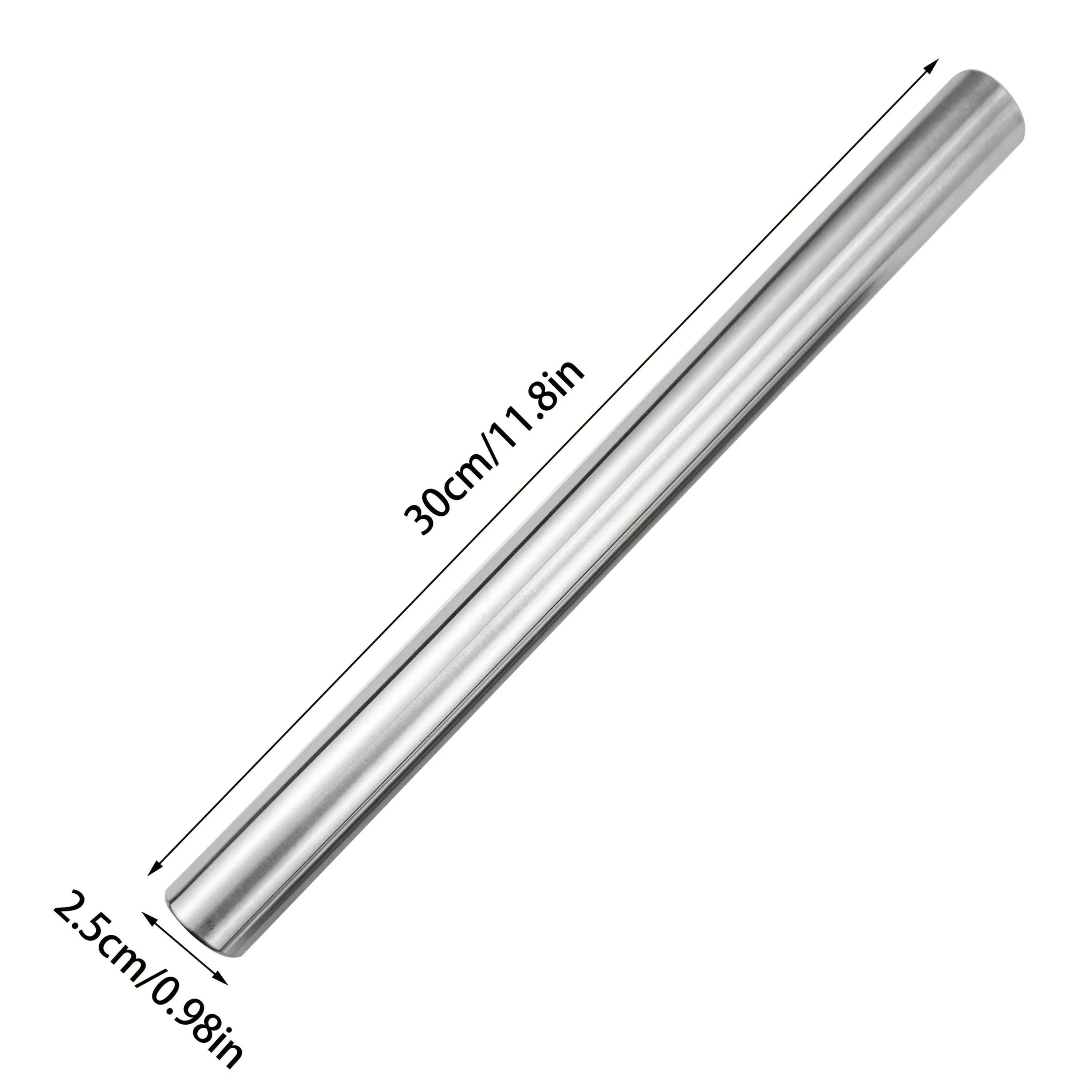 1PC KITCHEN Rolling Pin สแตนเล - Kitchen Roller Baking บทวิจารณ์และราคา