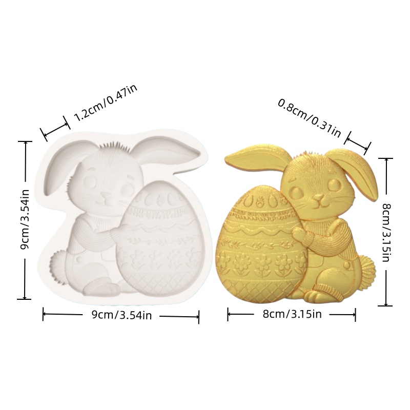 แม่พิมพ์ซิลิโคนรูปกระต่ายถือไข - Silicone Cake Mold บทวิจารณ์และราคา