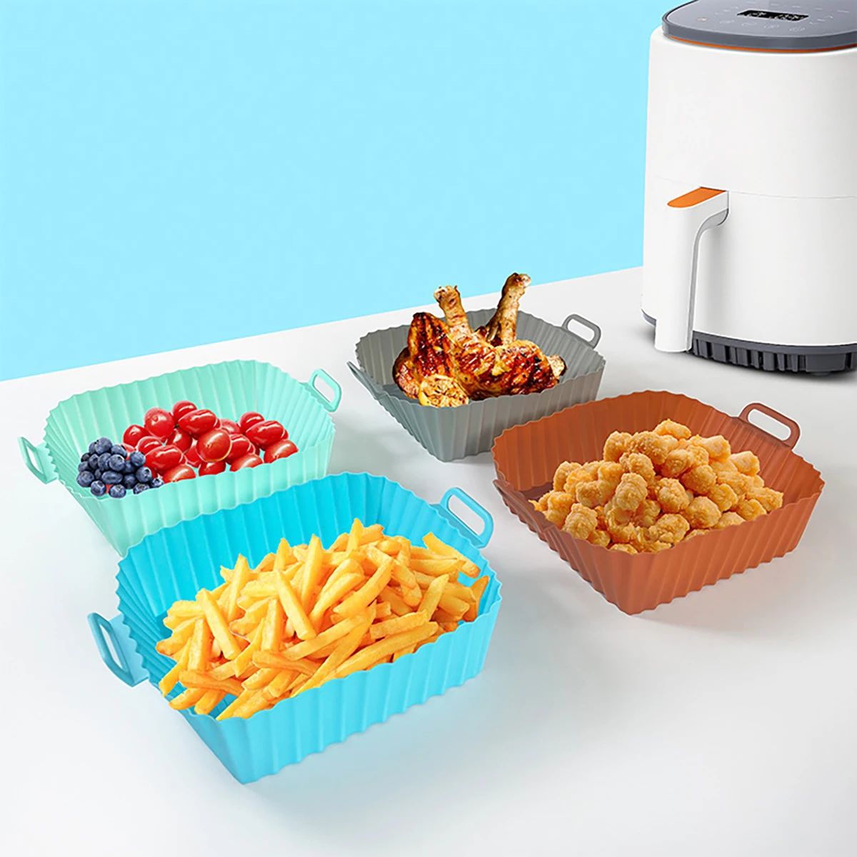 แม่พิมพ์ซิลิโคนสำหรับทอดอาหาร  - Kitchen Baking Tray บทวิจารณ์และราคา