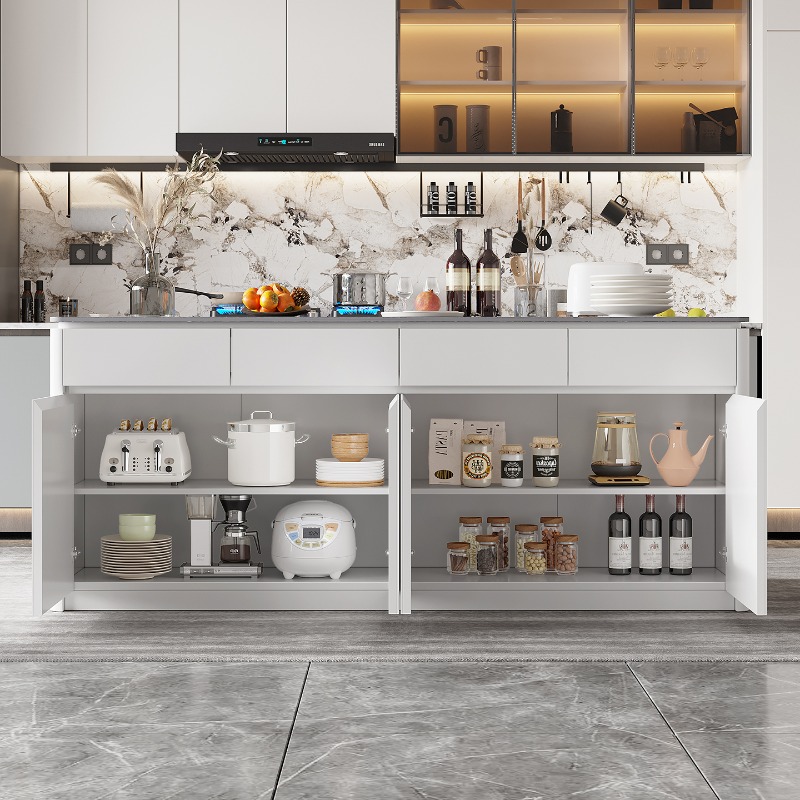 ตู้ครัวแบบเกาะกลางห้อง โต๊ะหิน - Kitchen Island Baking Table บทวิจารณ์และราคา