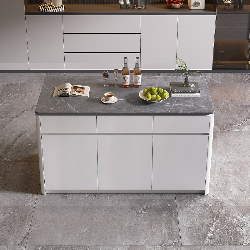 ตู้ครัวแบบเกาะกลางห้อง โต๊ะหิน - Kitchen Island Baking Table บทวิจารณ์และราคา