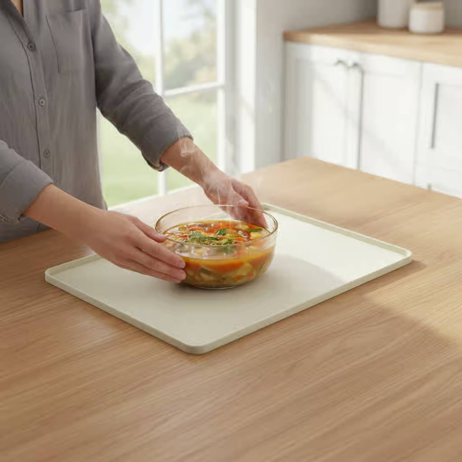 แผ่นรองซิลิโคนสำหรับไมโครเวฟ แ - Kitchen Baking Tray บทวิจารณ์และราคา